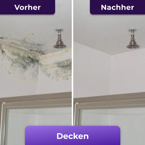 Før og efter NuroClean på et loft